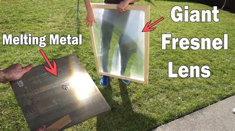 Can magnifying glass melt metal?